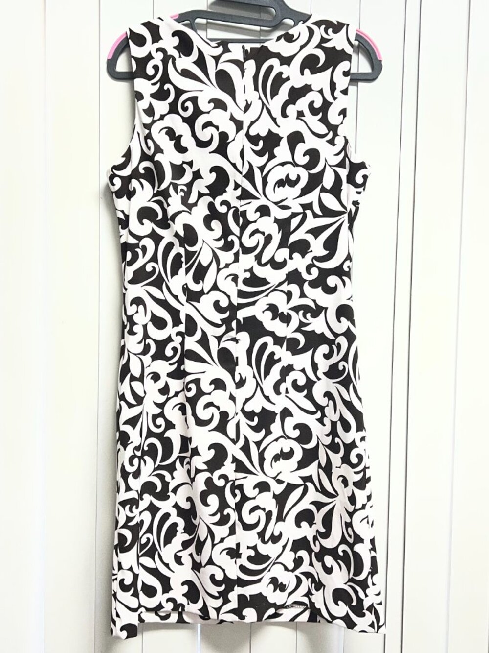 Woman’s Black And White Pattern Dress Dressbarn Size 8